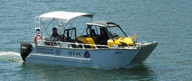 swift barge cat Queensland flood boat gold coast